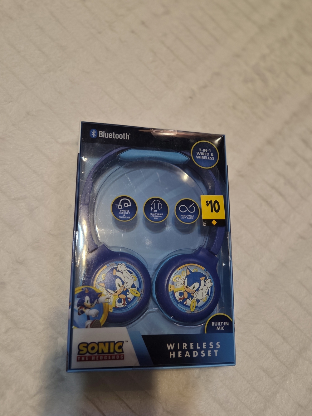💚3 For $15💚Nib Sonic Blue Wireless Bluetooth Headset with Built-In Mic